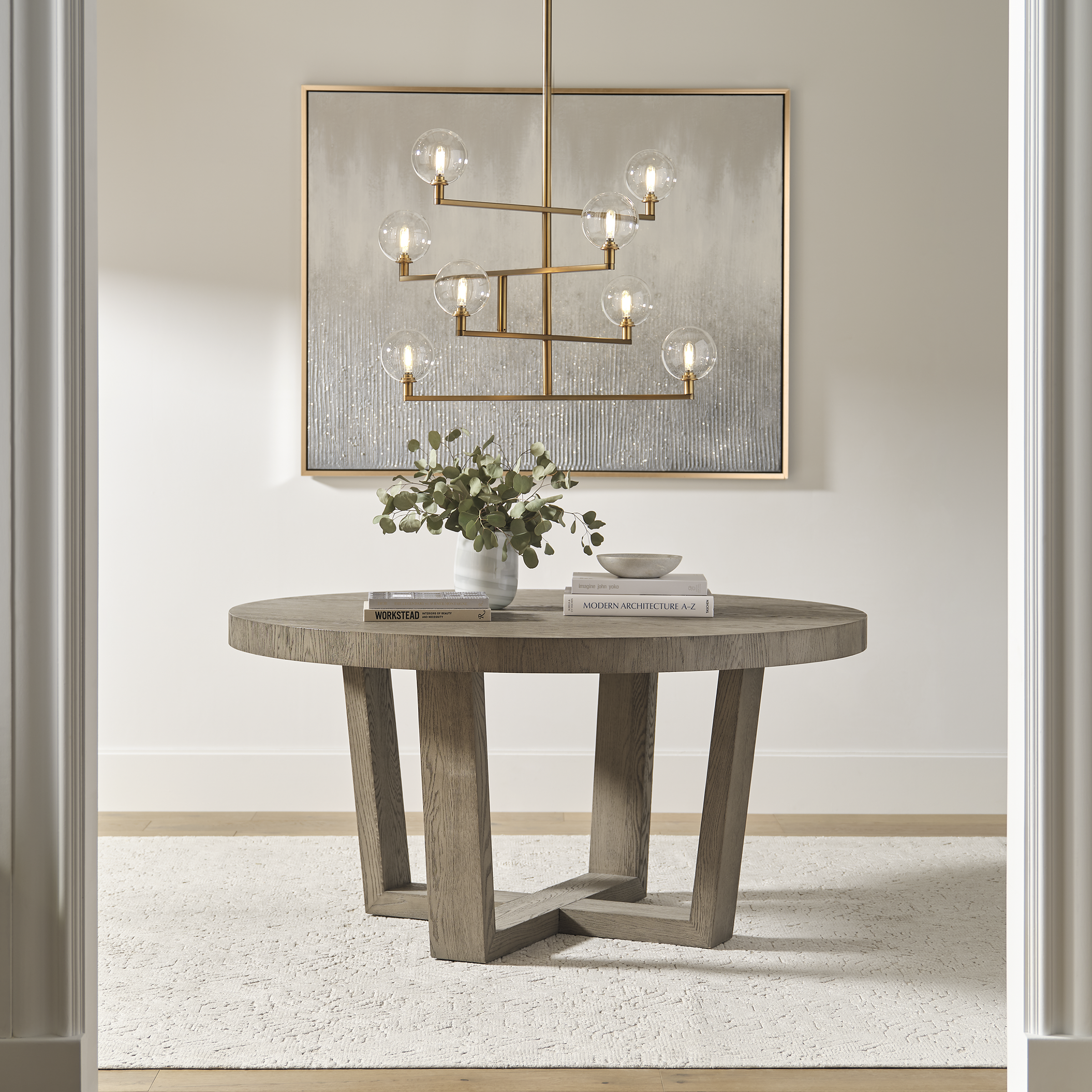 Gambit Chandelier Clear Aged Brass Bulb Not Included