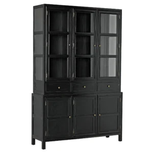 Colonial Hutch | Hand Rubbed Black