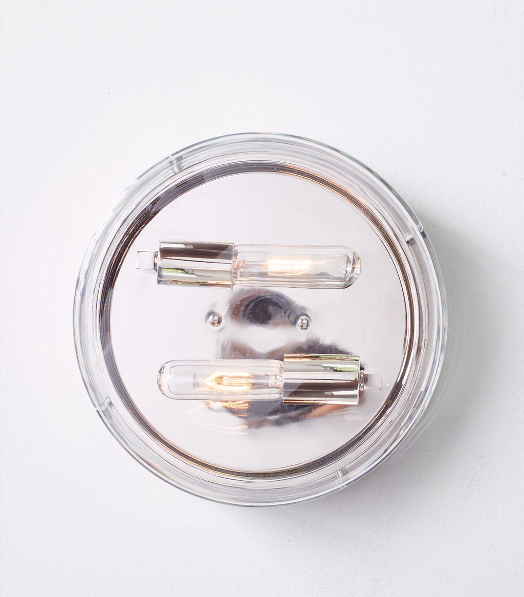 Garrett Large Flush Mount | Polished Nickel