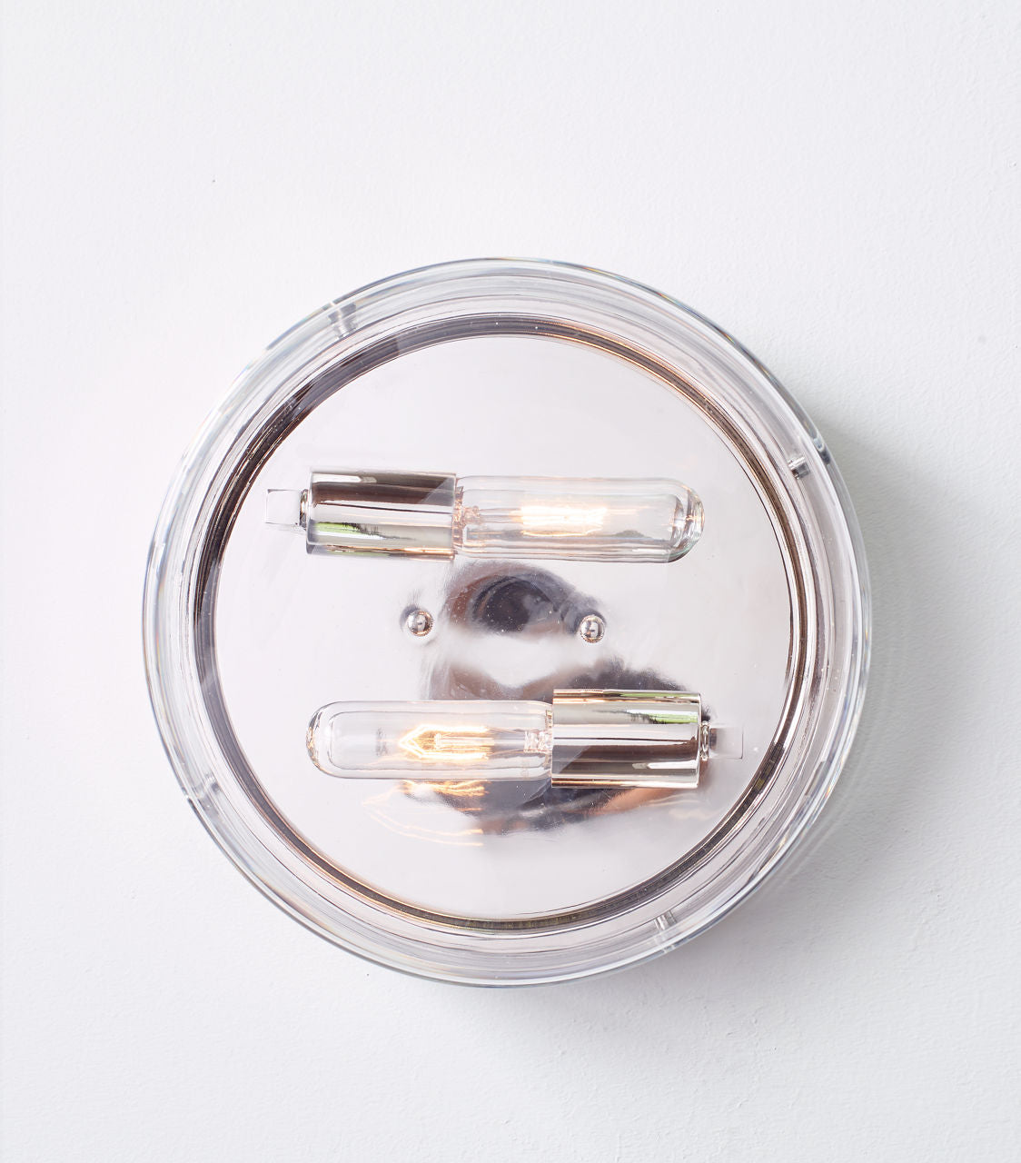 Garrett Large Flush Mount | Polished Nickel