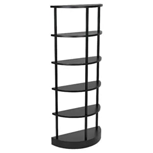 Spago Bookcase | Black Metal