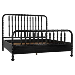 Bachelor Bed | Eastern King | Hand Rubbed Black