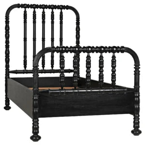 Bachelor Bed | Twin | Hand Rubbed Black