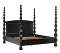 Brancusi Bed | Queen | Hand Rubbed Black