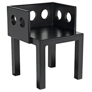 Elton Chair | Hand Rubbed Black