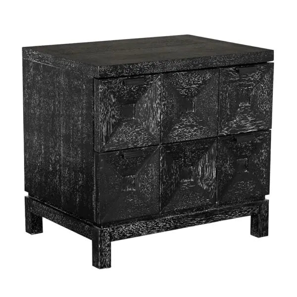 Musashi 2 Drawer | Small | Black Walnut