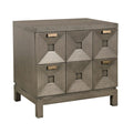 Musashi 2 Drawer | Small | Greige Walnut