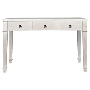 Curba Desk | White Wash