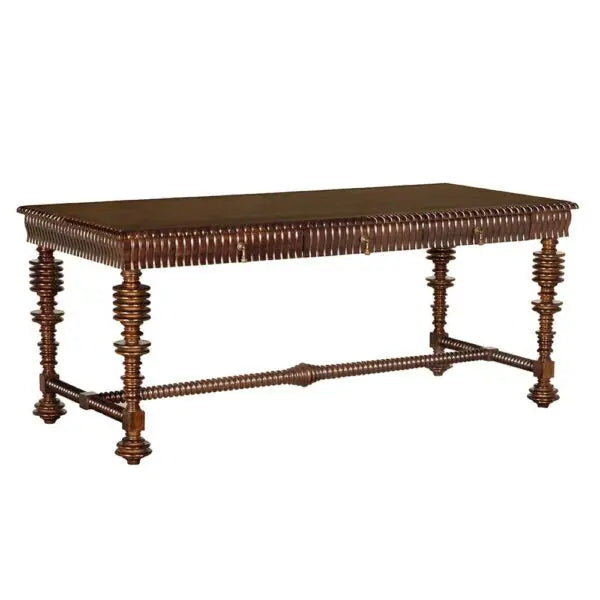 Portuguese Desk | Hand Rubbed Brown