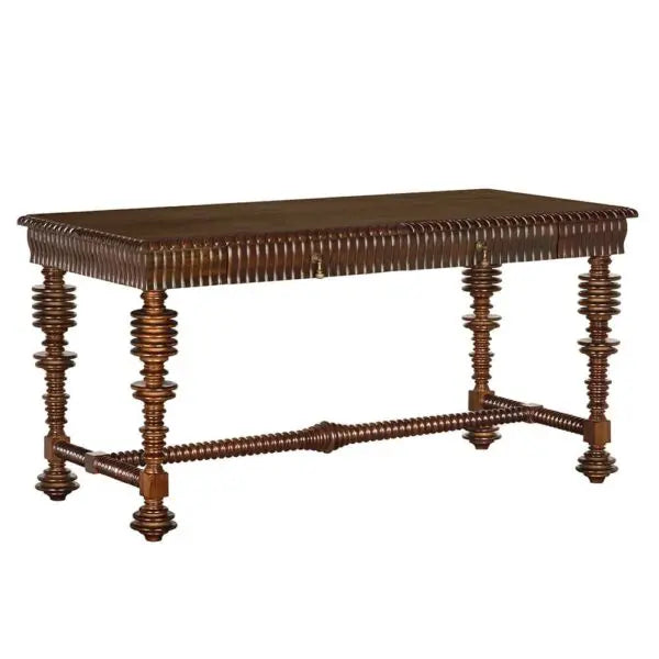 Portuguese Desk | Small | Hand Rubbed Brown