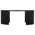 Marigold Desk | Ebony Walnut with Black Iron