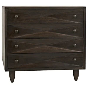 Diamond Chest | Ebony Walnut