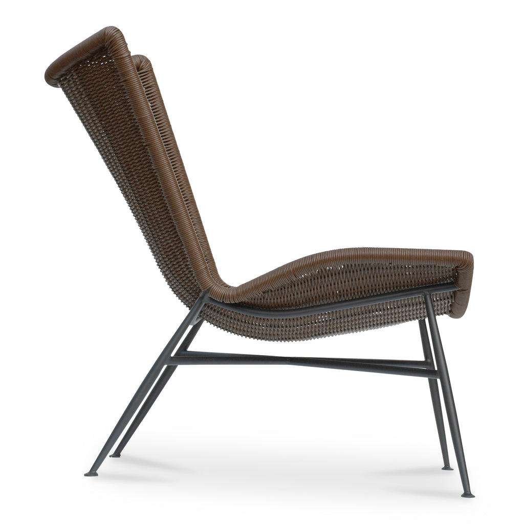 Paige Outdoor Accent Chair Brown