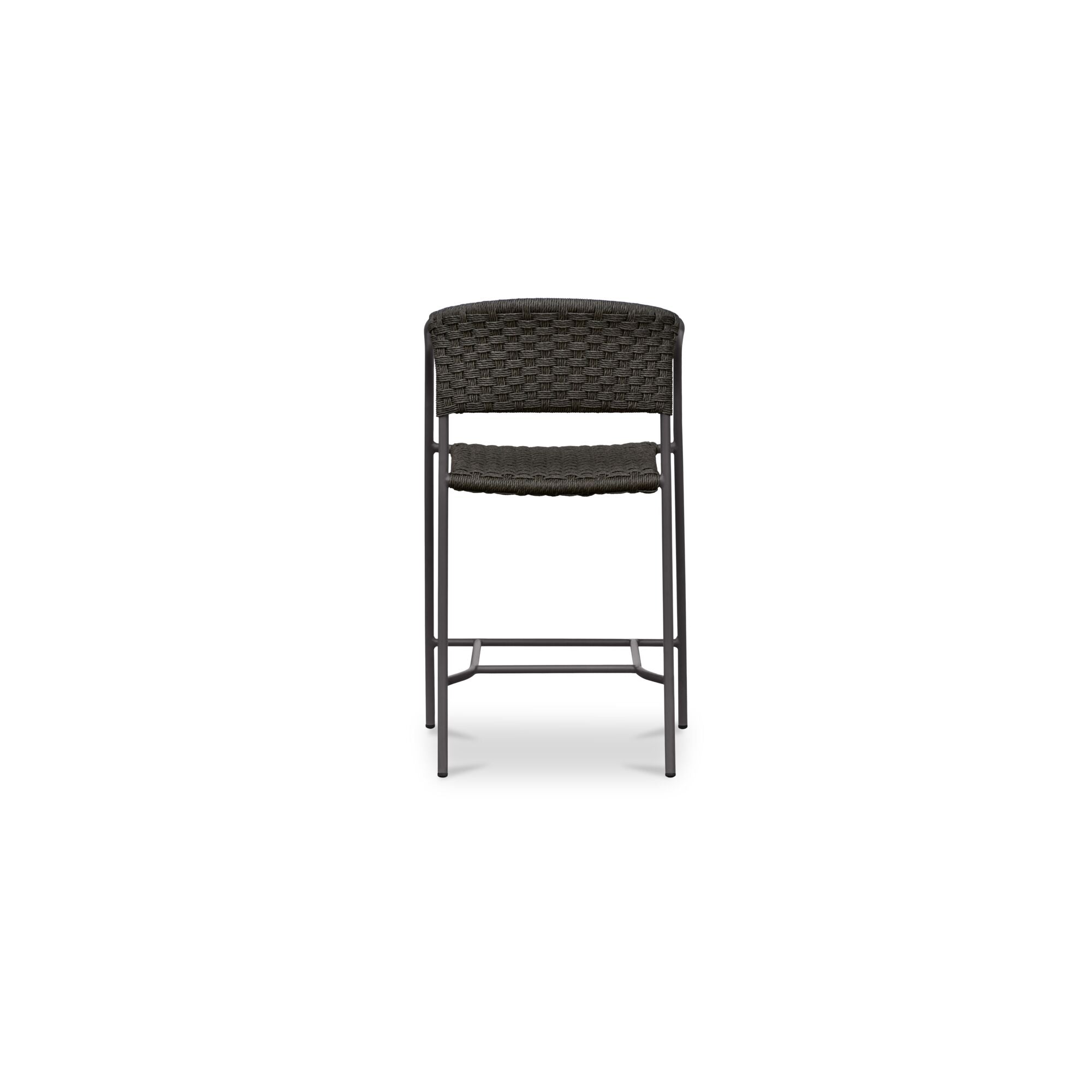 Zola Outdoor Counter Chair Dark Brown
