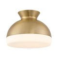 Brian Patrick Flynn Gidget 15'' Vibrant Gold Flush Mount