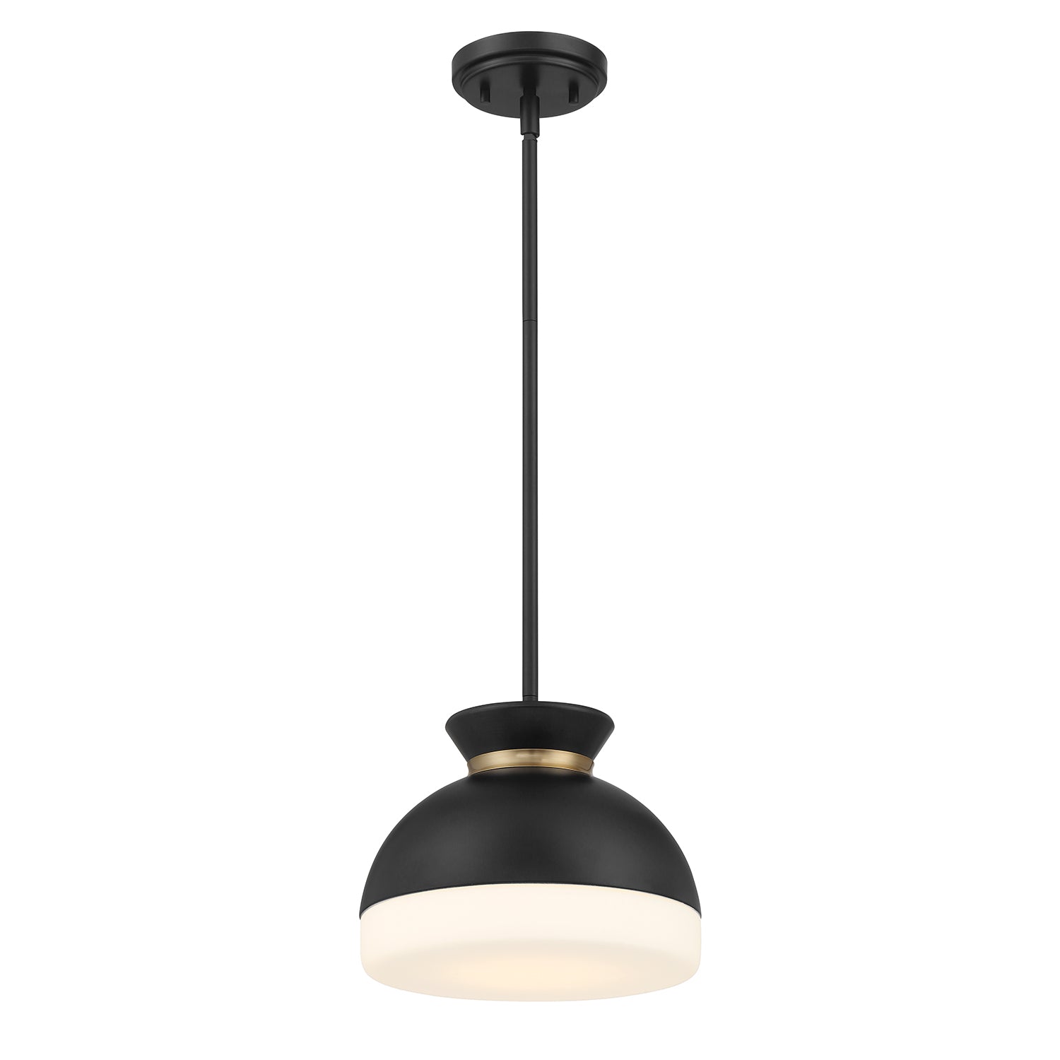 Brian Patrick Flynn Gidget 10.25'' Matte Black + Vibrant Gold Pendant