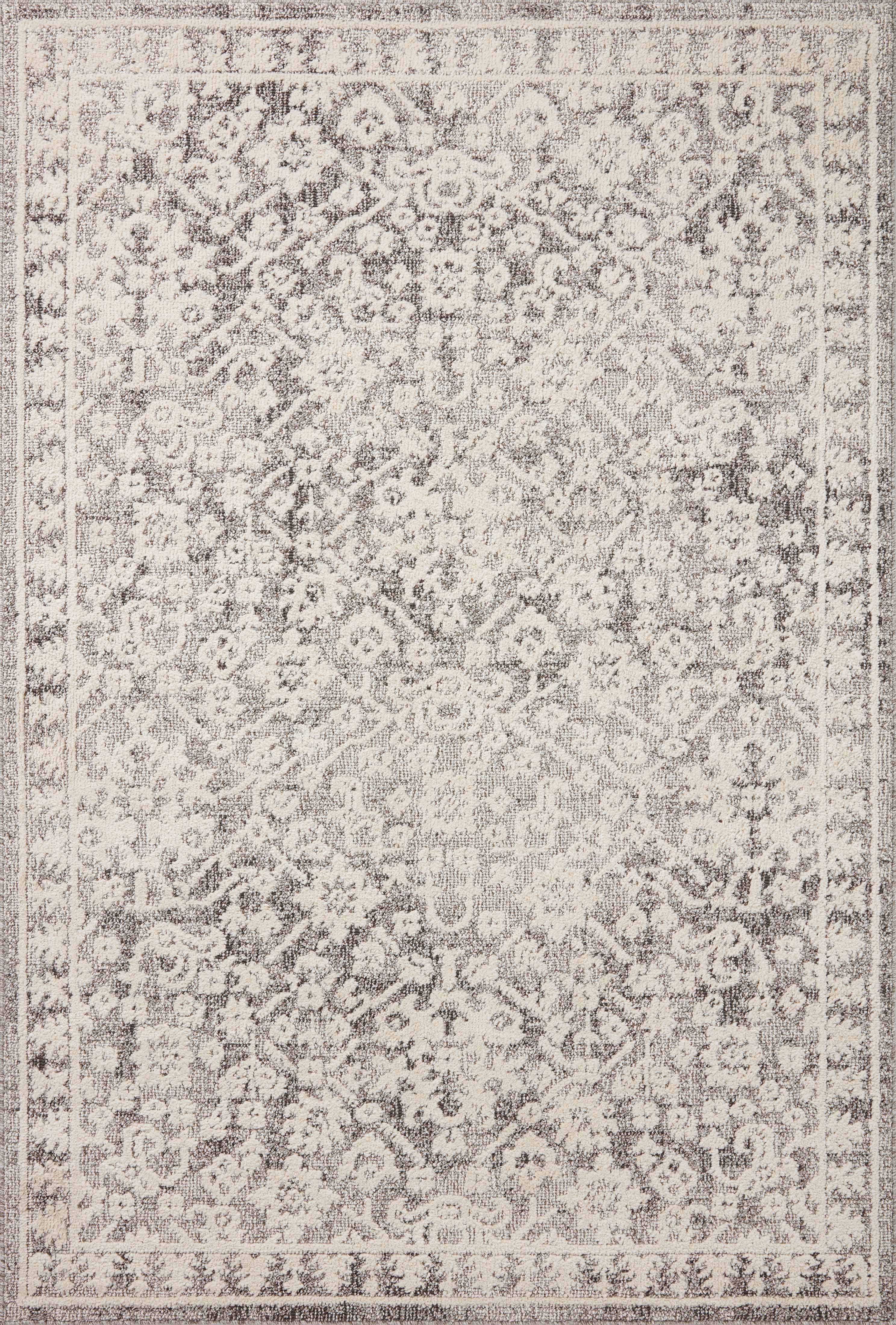 Magnolia Home by Joanna Gaines x Loloi | Gigi Collection | Grey / Ivory | GIG-01