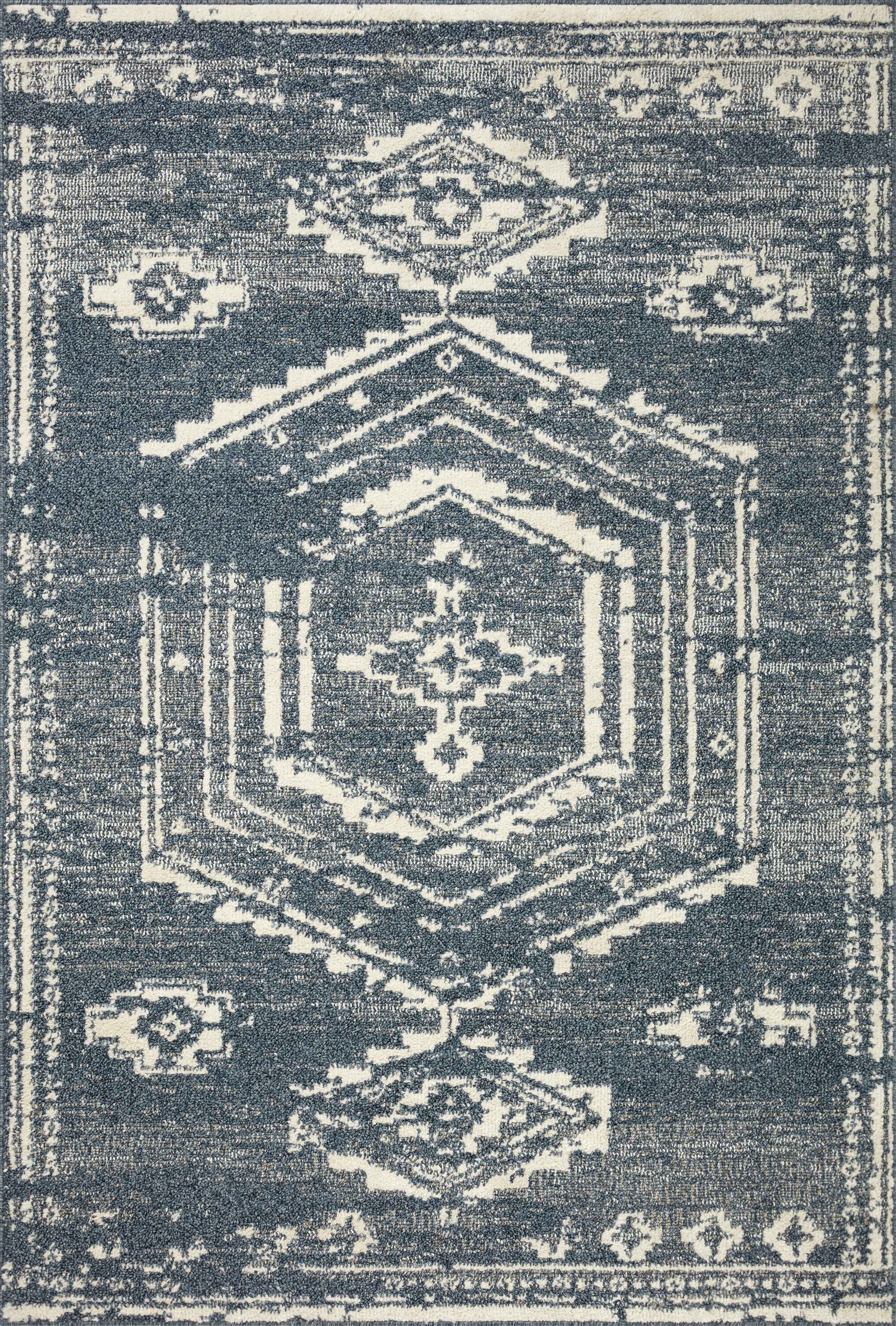 Magnolia Home by Joanna Gaines x Loloi | Gigi Collection | Denim / Ivory | GIG-03