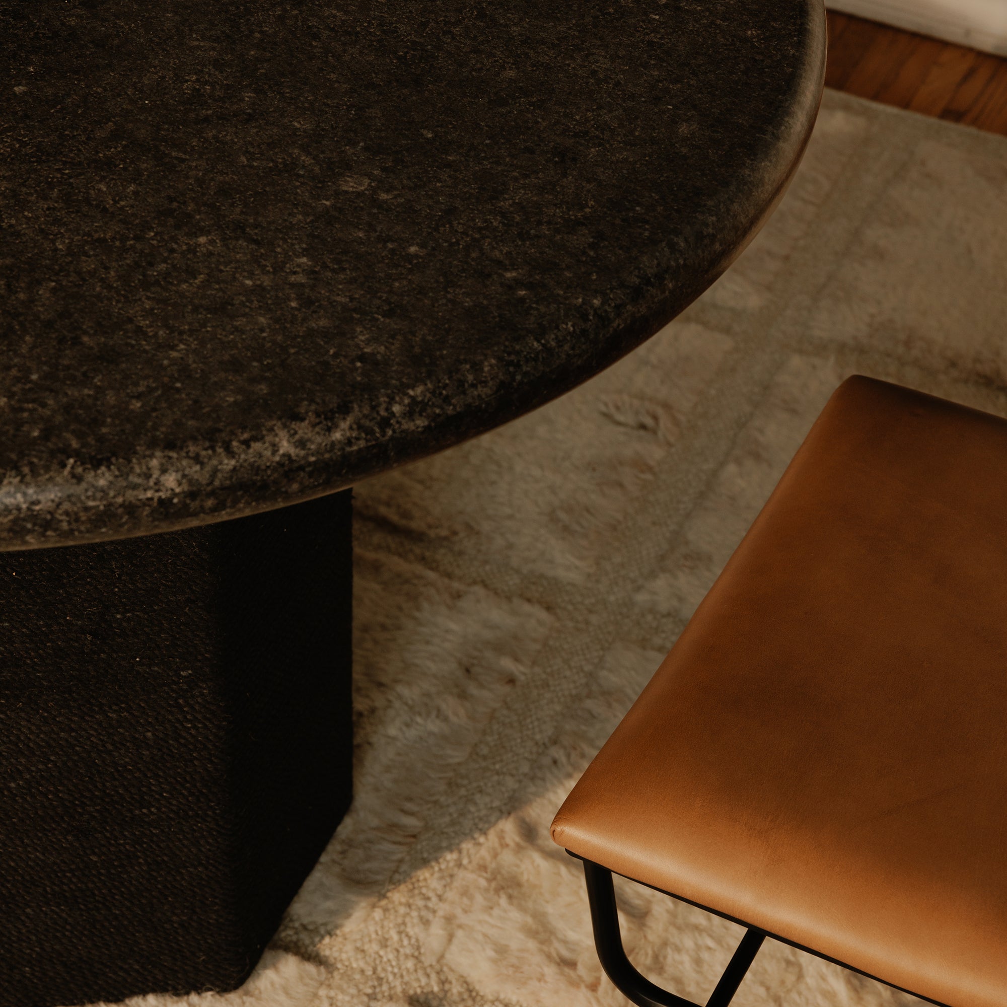 Sartoria Dining Table Black Granite