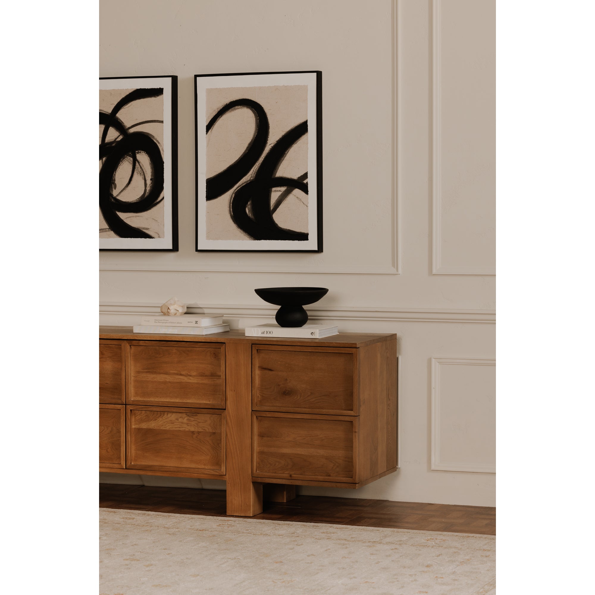 Asha Decorative Bowl Black Terracotta