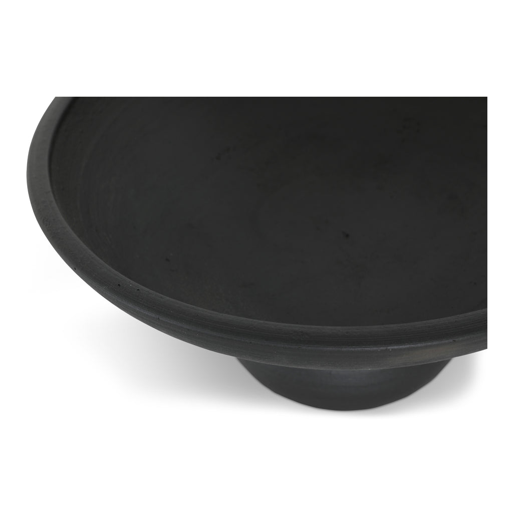 Asha Decorative Bowl Black Terracotta