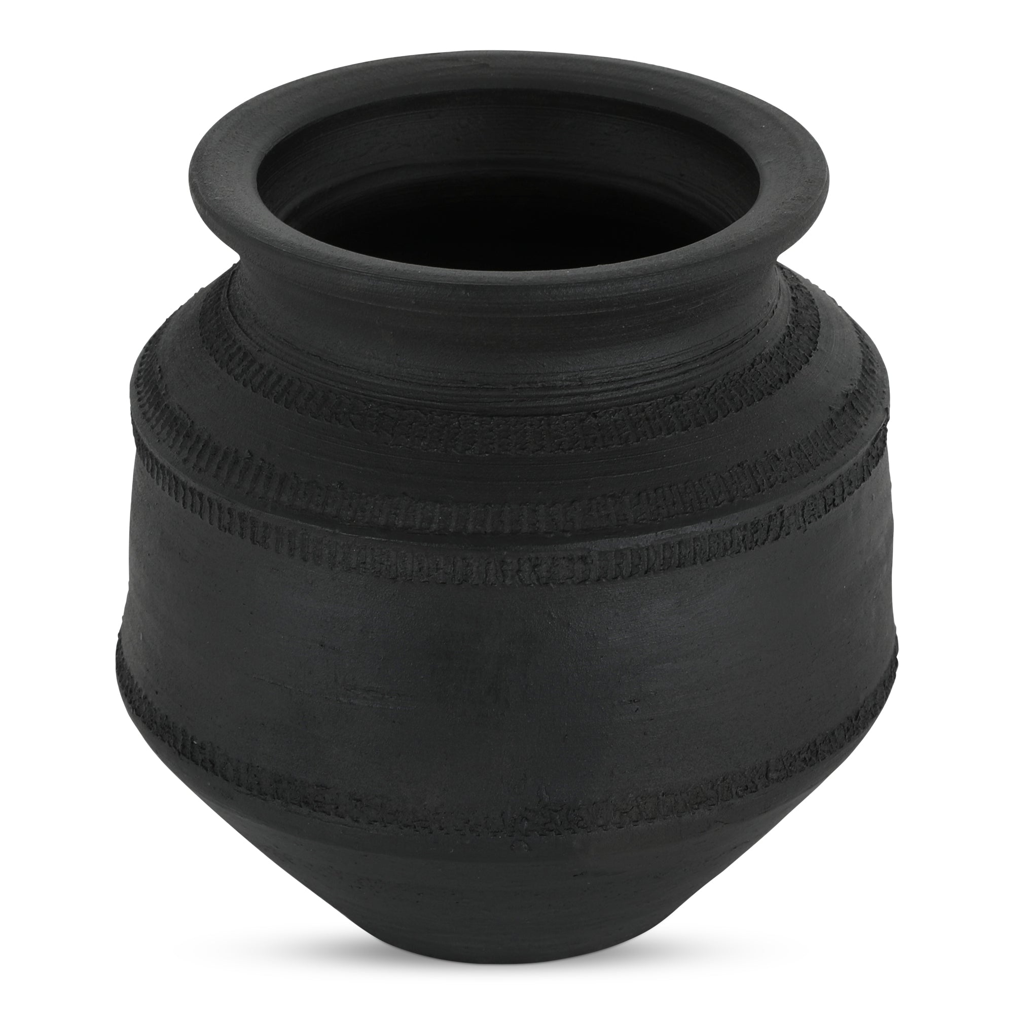 Astra Vessel Black Terracotta