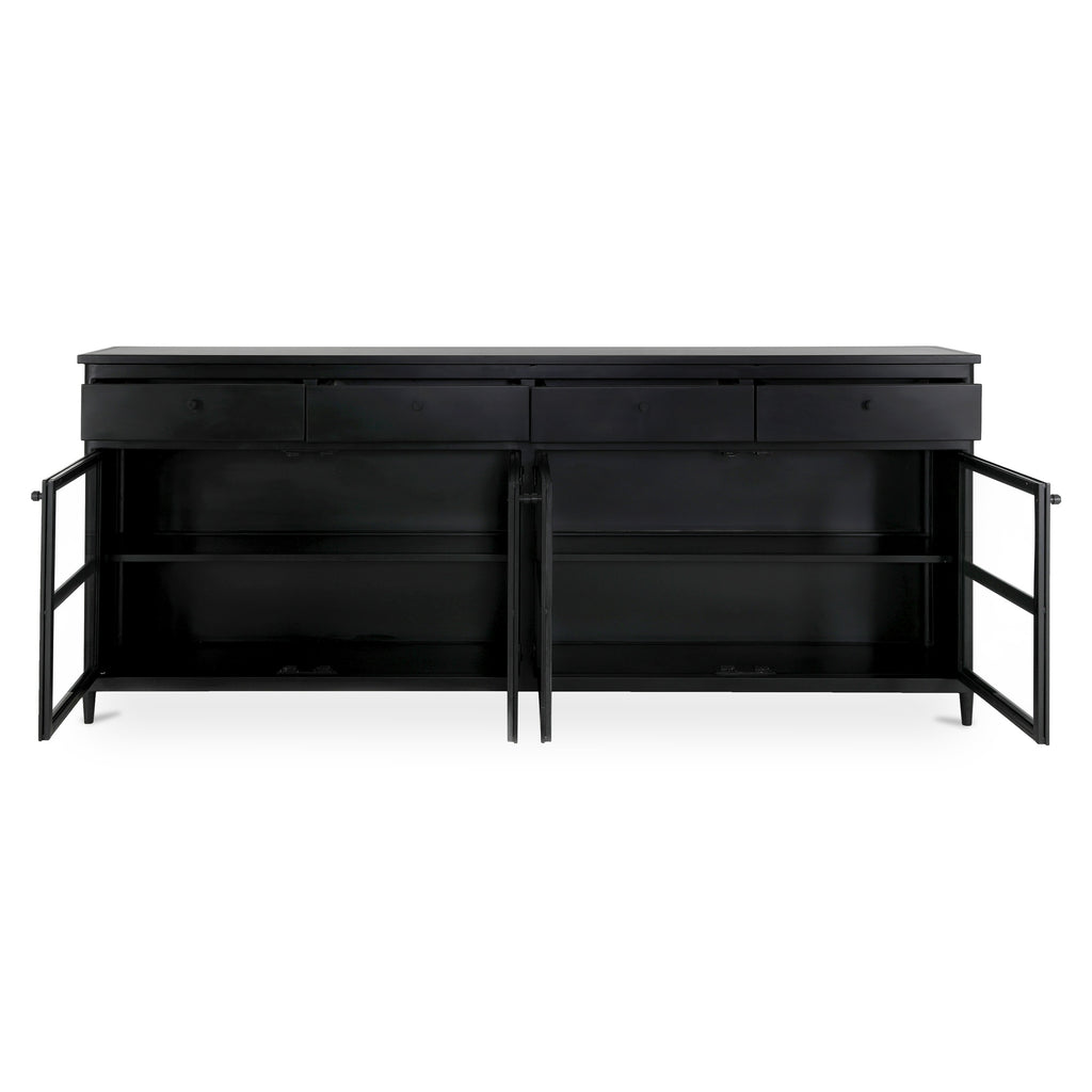 Henry Metal Sideboard Black