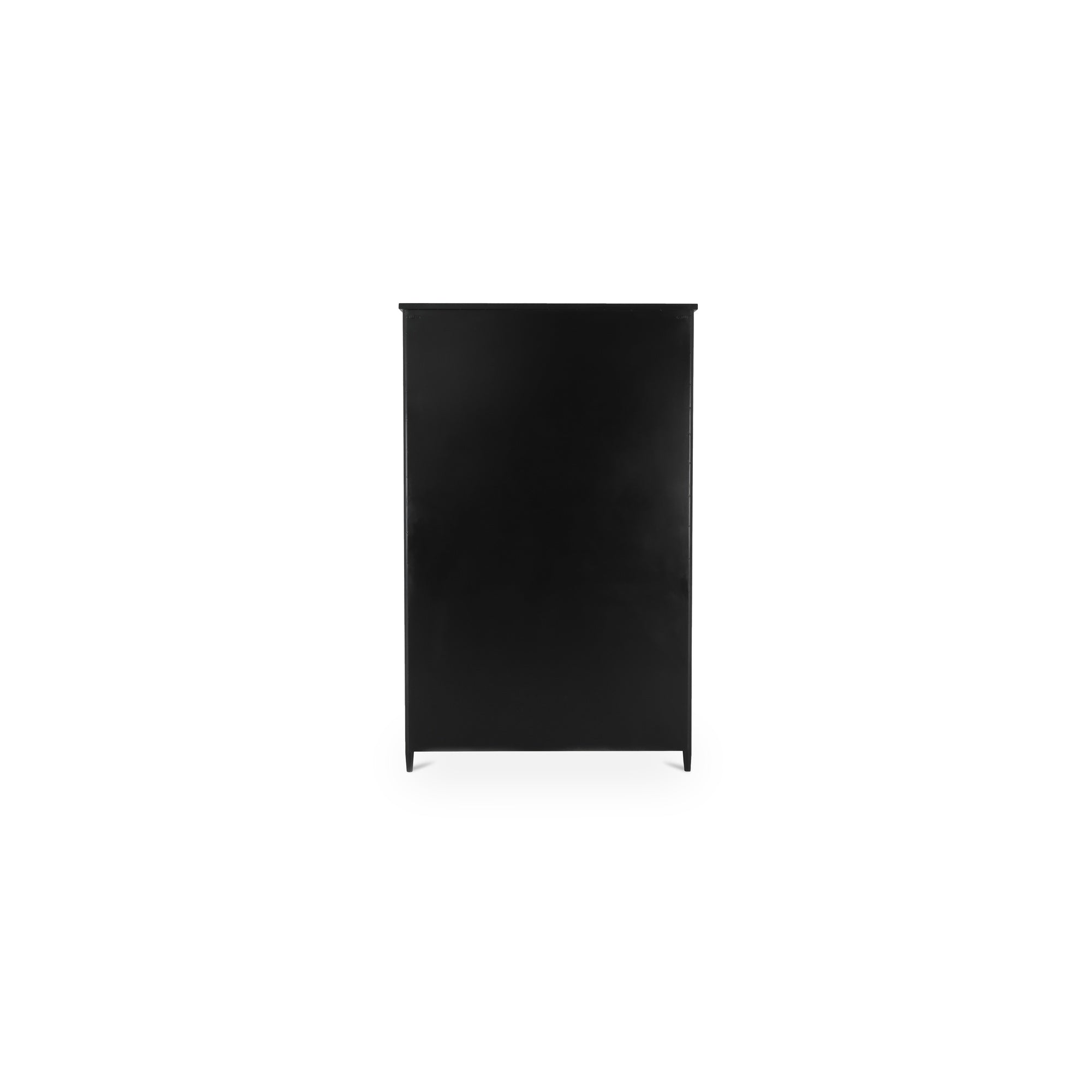 Henry Metal Tall Cabinet Black