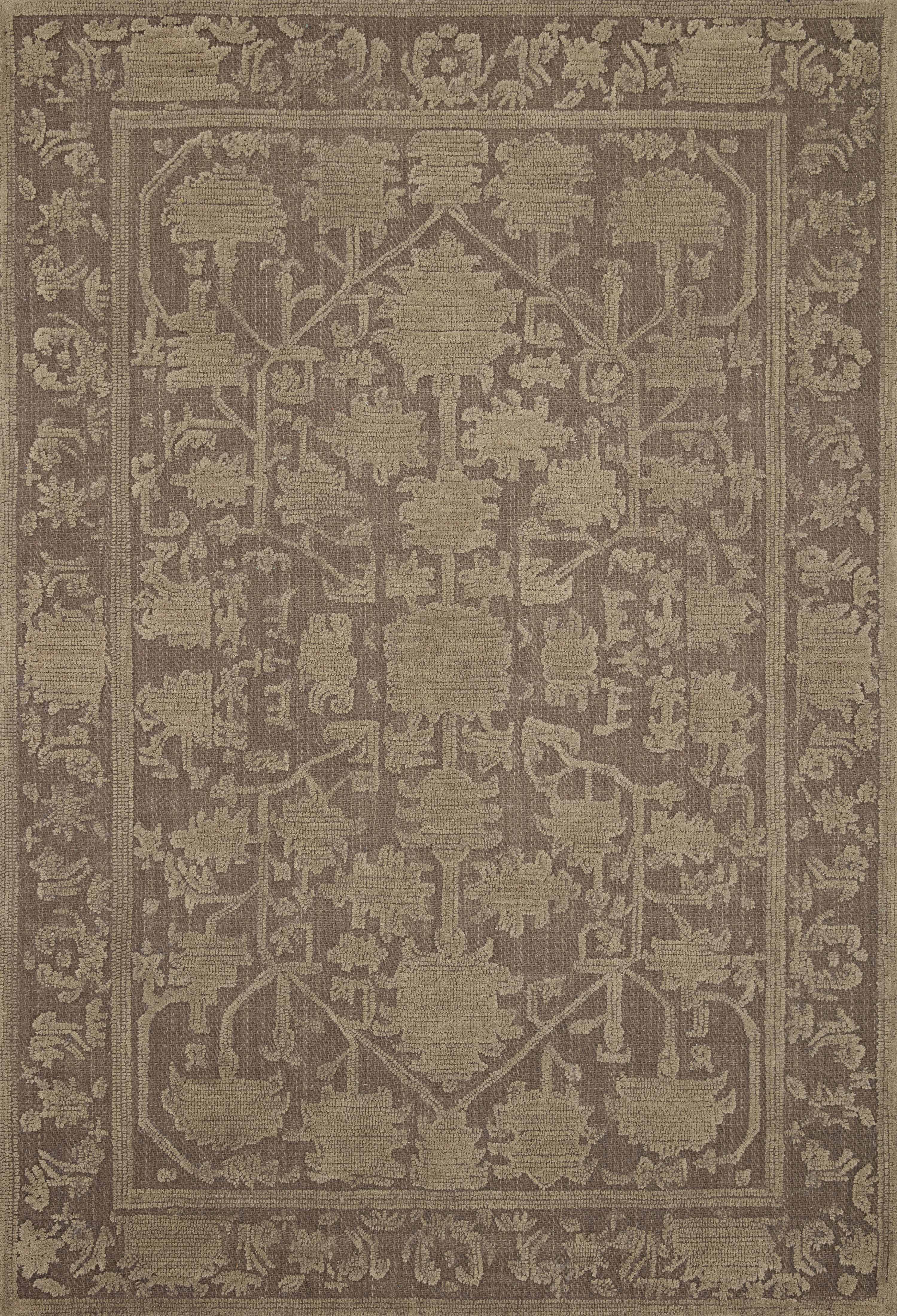 Magnolia Home by Joanna Gaines x Loloi | Gloria Collection | Bark / Khaki | GLO-01