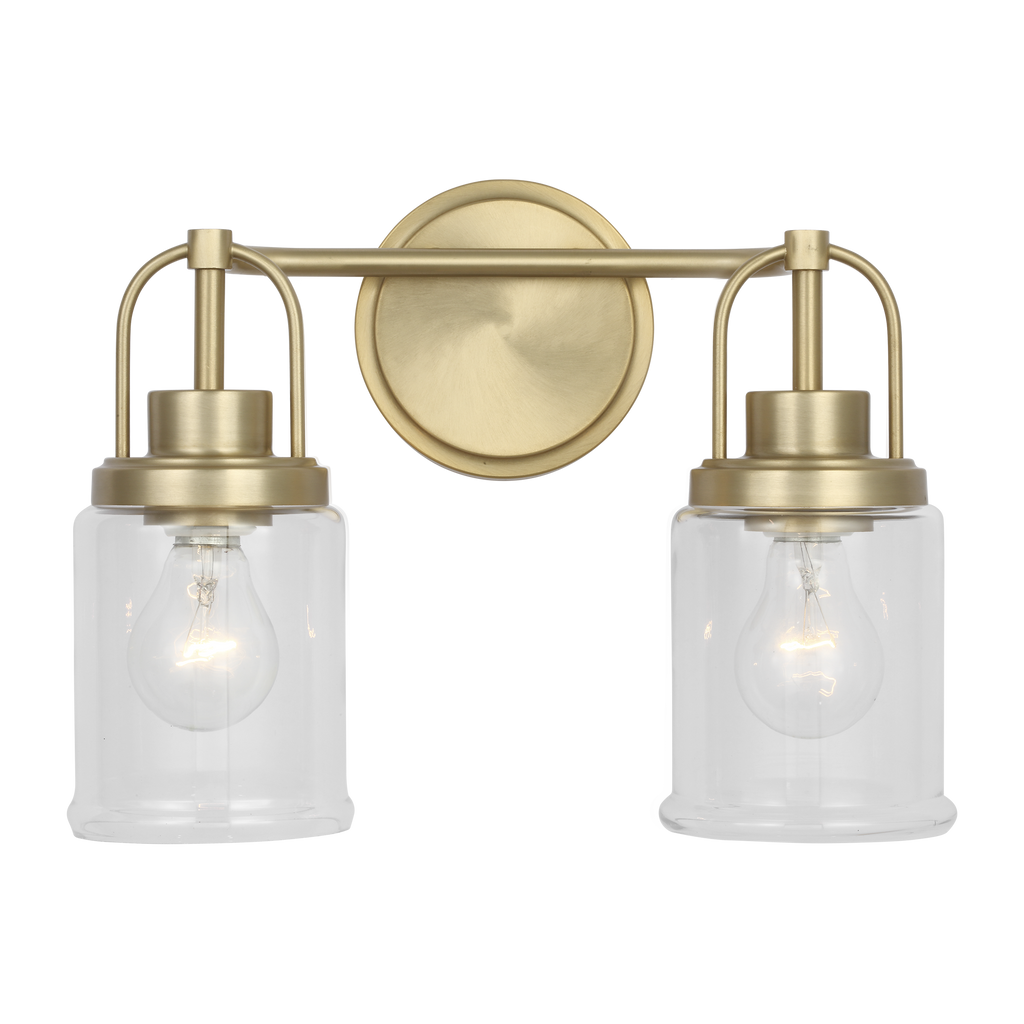 Anders Medium Vanity | Satin Brass Bulb(s) Not Included