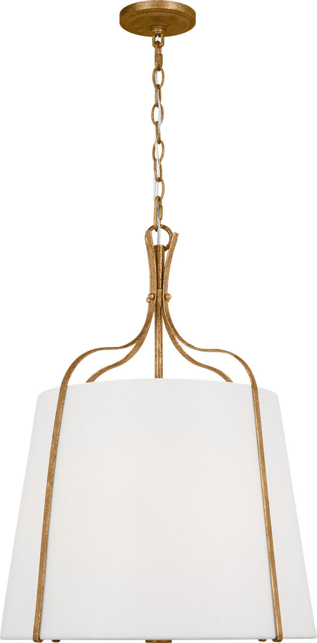 Leander Medium Hanging Shade Antique Gild