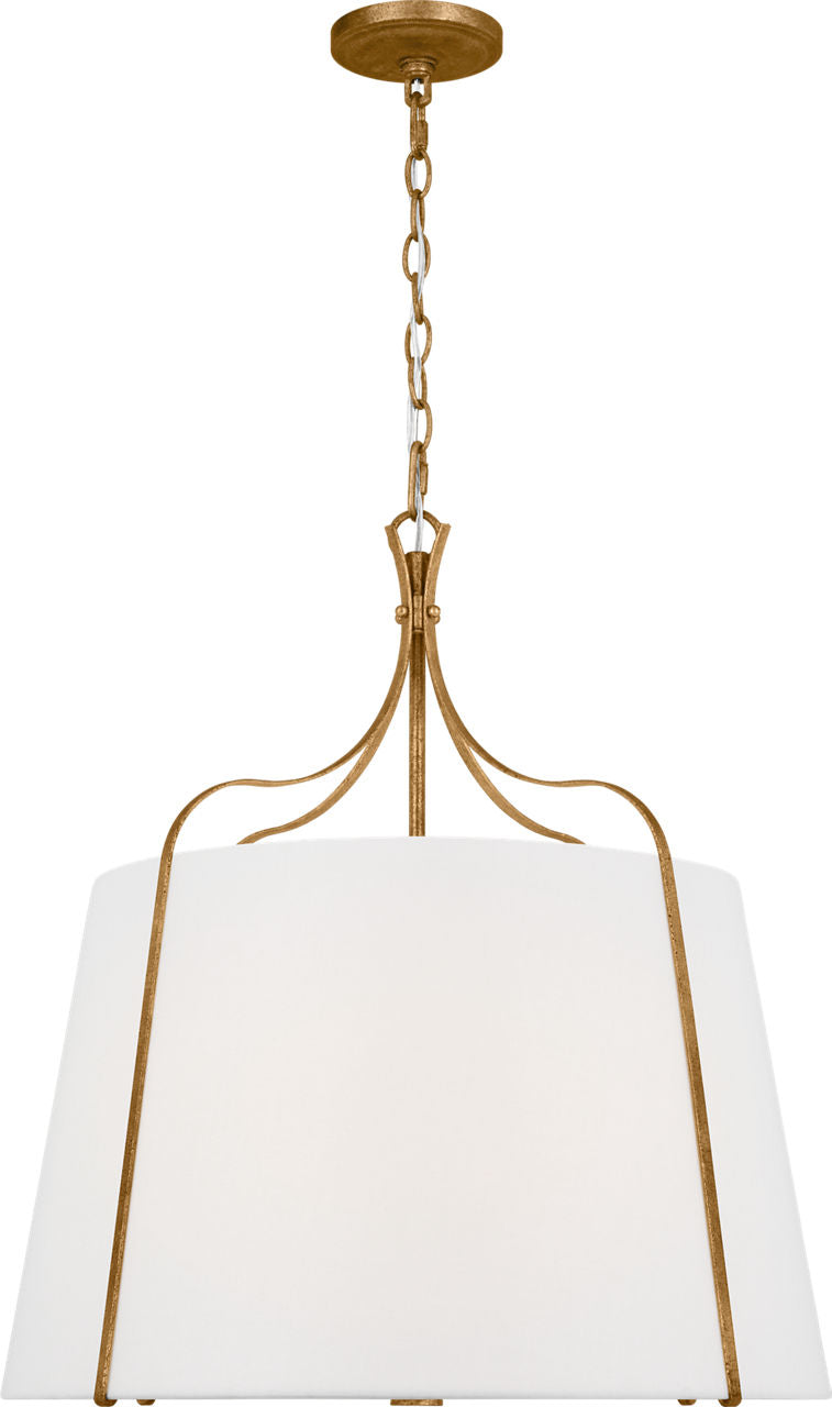 Leander Large Hanging Shade Antique Gild
