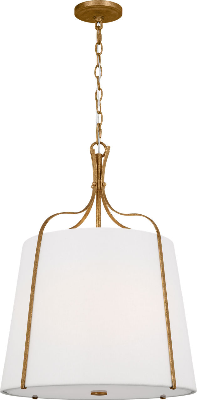 Leander Medium Hanging Shade Antique Gild