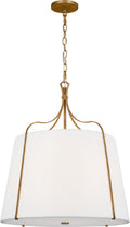 Leander Large Hanging Shade Antique Gild