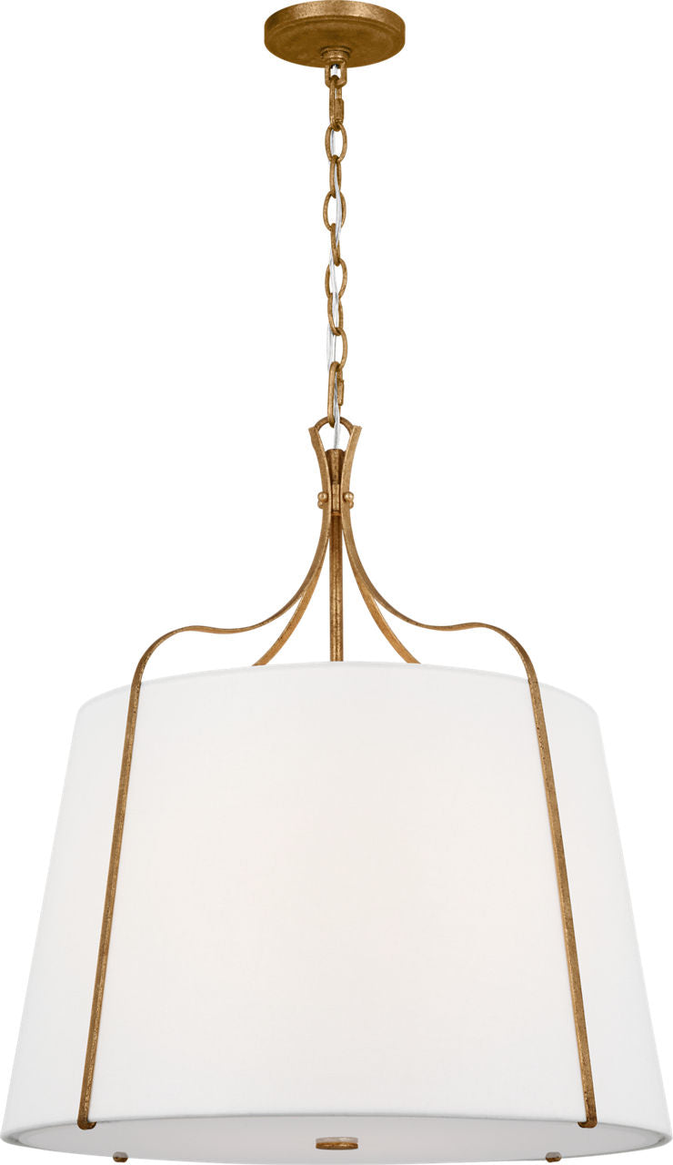 Leander Large Hanging Shade Antique Gild