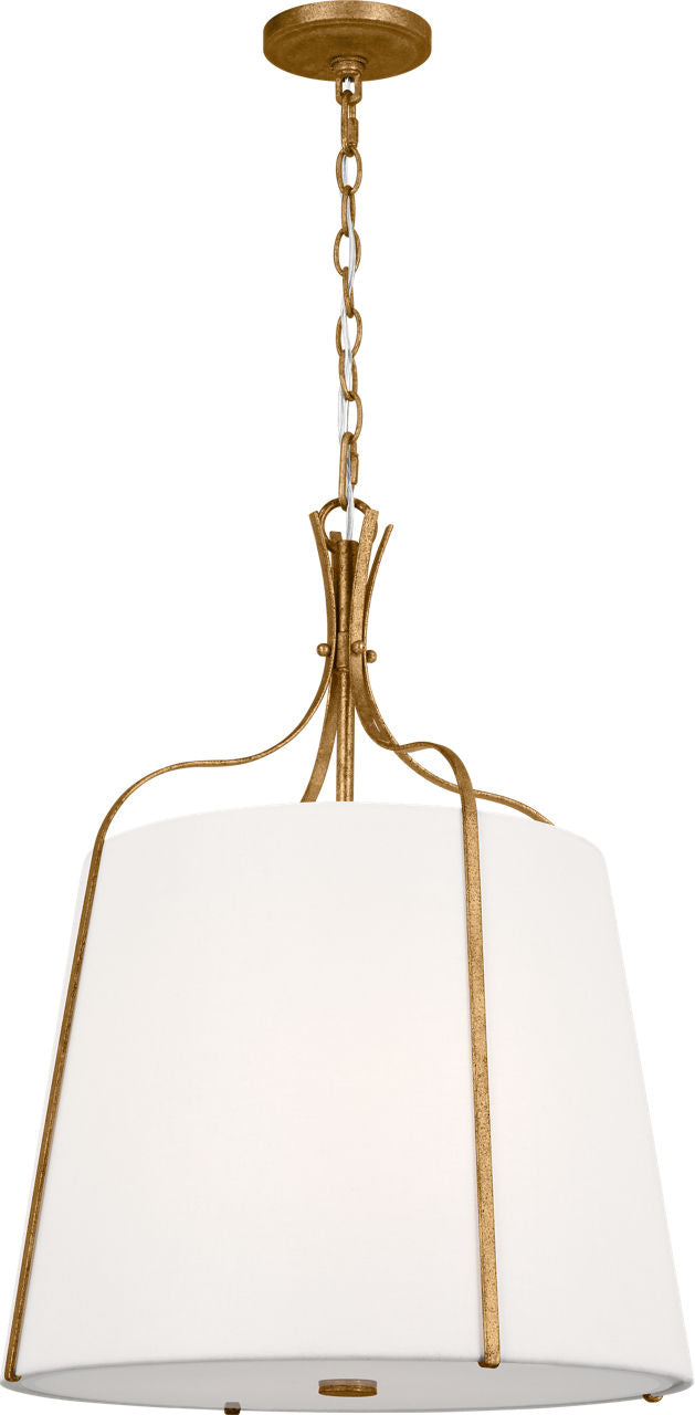 Leander Medium Hanging Shade Antique Gild