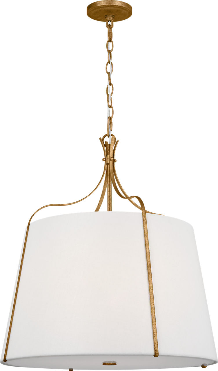 Leander Large Hanging Shade Antique Gild