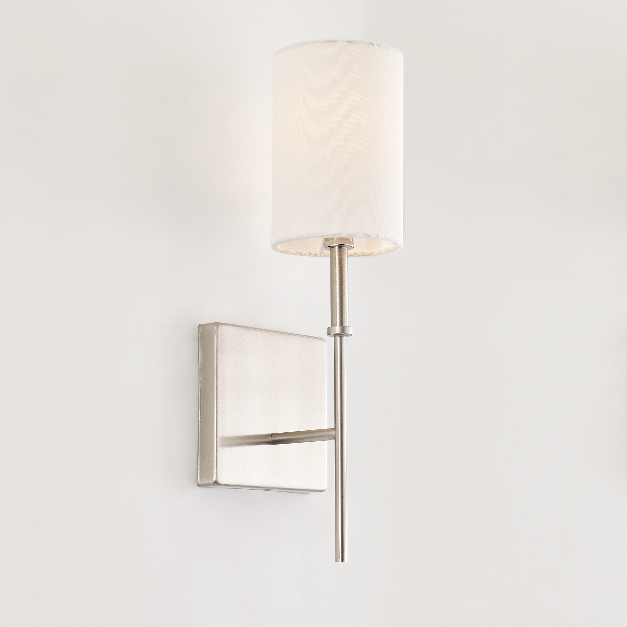 Foxdale 1-Light Sconce | Brushed Nickel