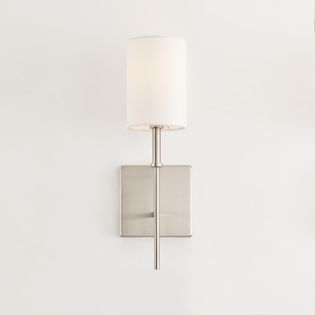 Foxdale 1-Light Sconce | Brushed Nickel