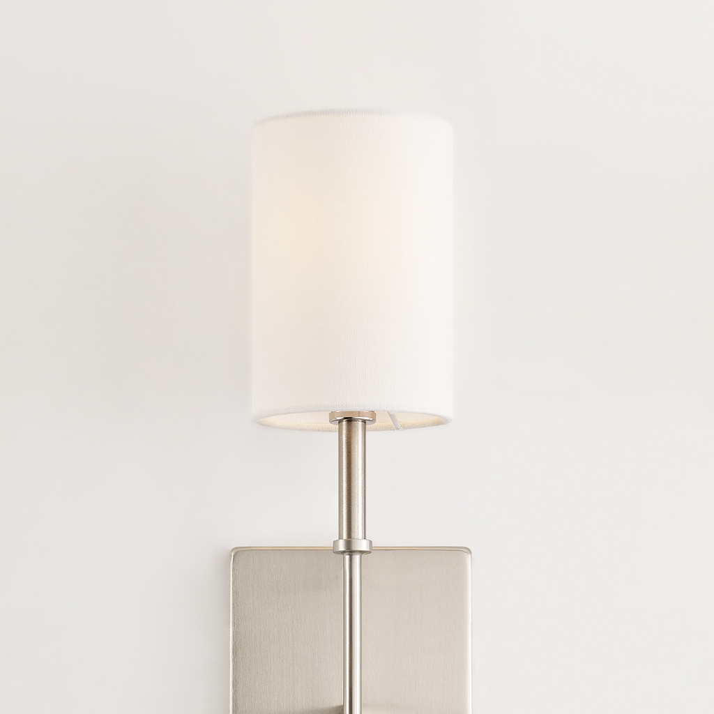 Foxdale 1-Light Sconce | Brushed Nickel