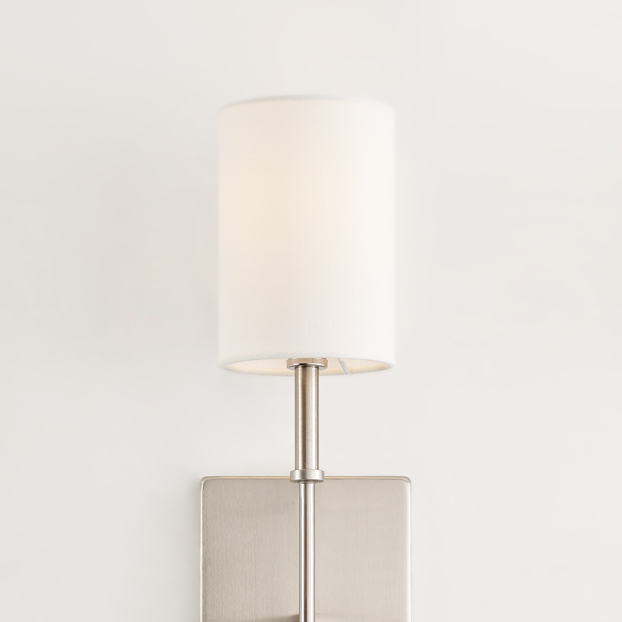 Foxdale 1-Light Sconce | Brushed Nickel