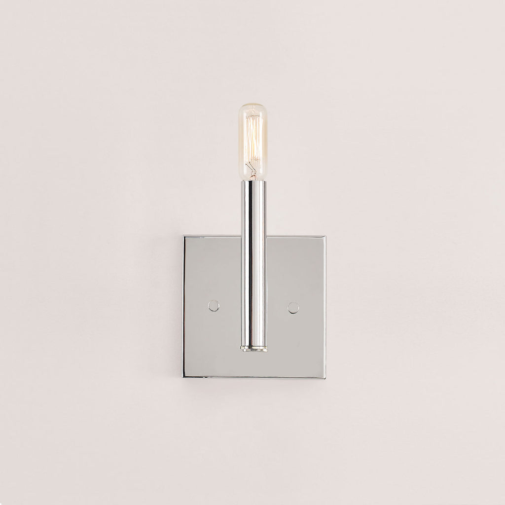 Vector One Light Wall / Bath Sconce Chrome