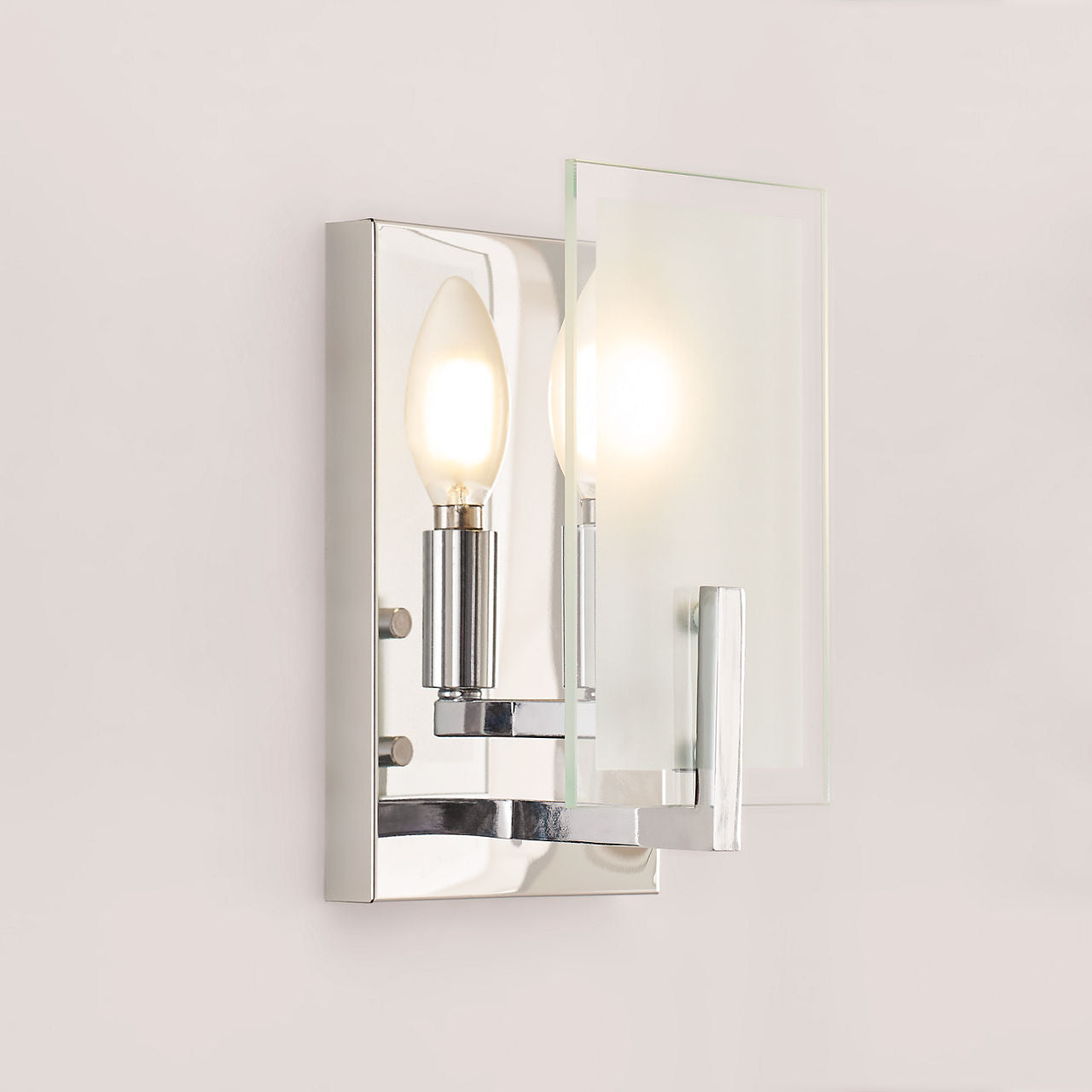 Syll One Light Wall / Bath Sconce | Sconce Chrome