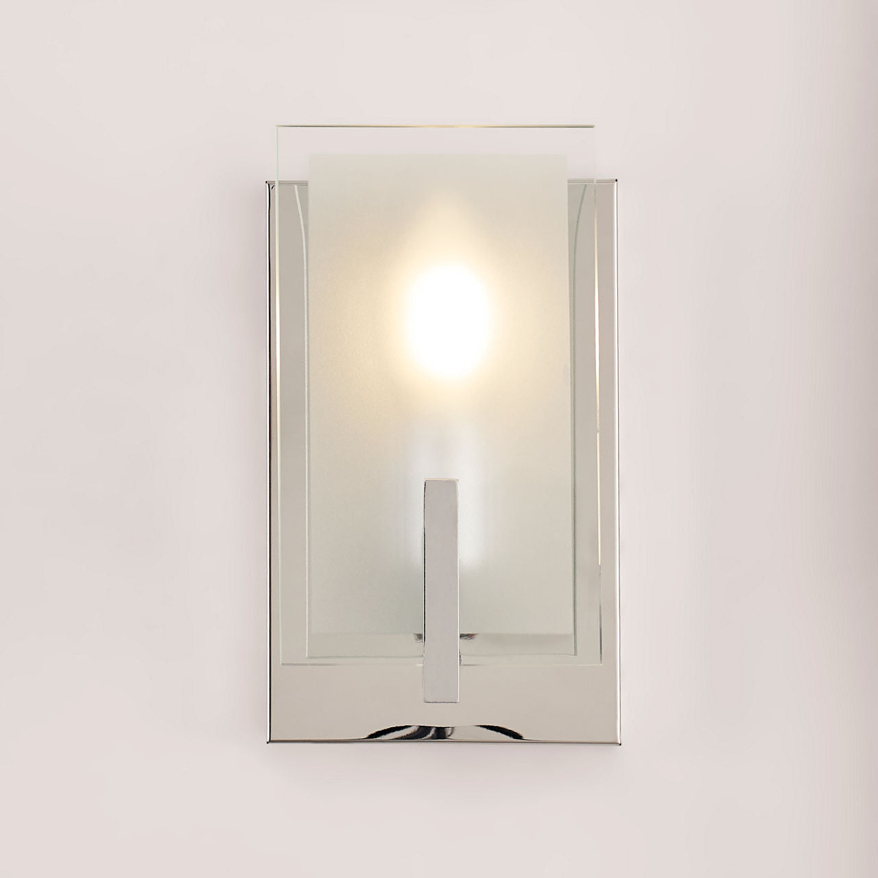 Syll One Light Wall / Bath Sconce | Sconce Chrome