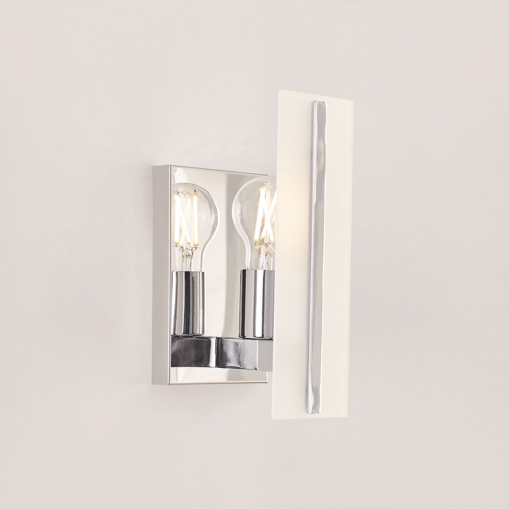 Dex One Light Wall / Bath Sconce Chrome