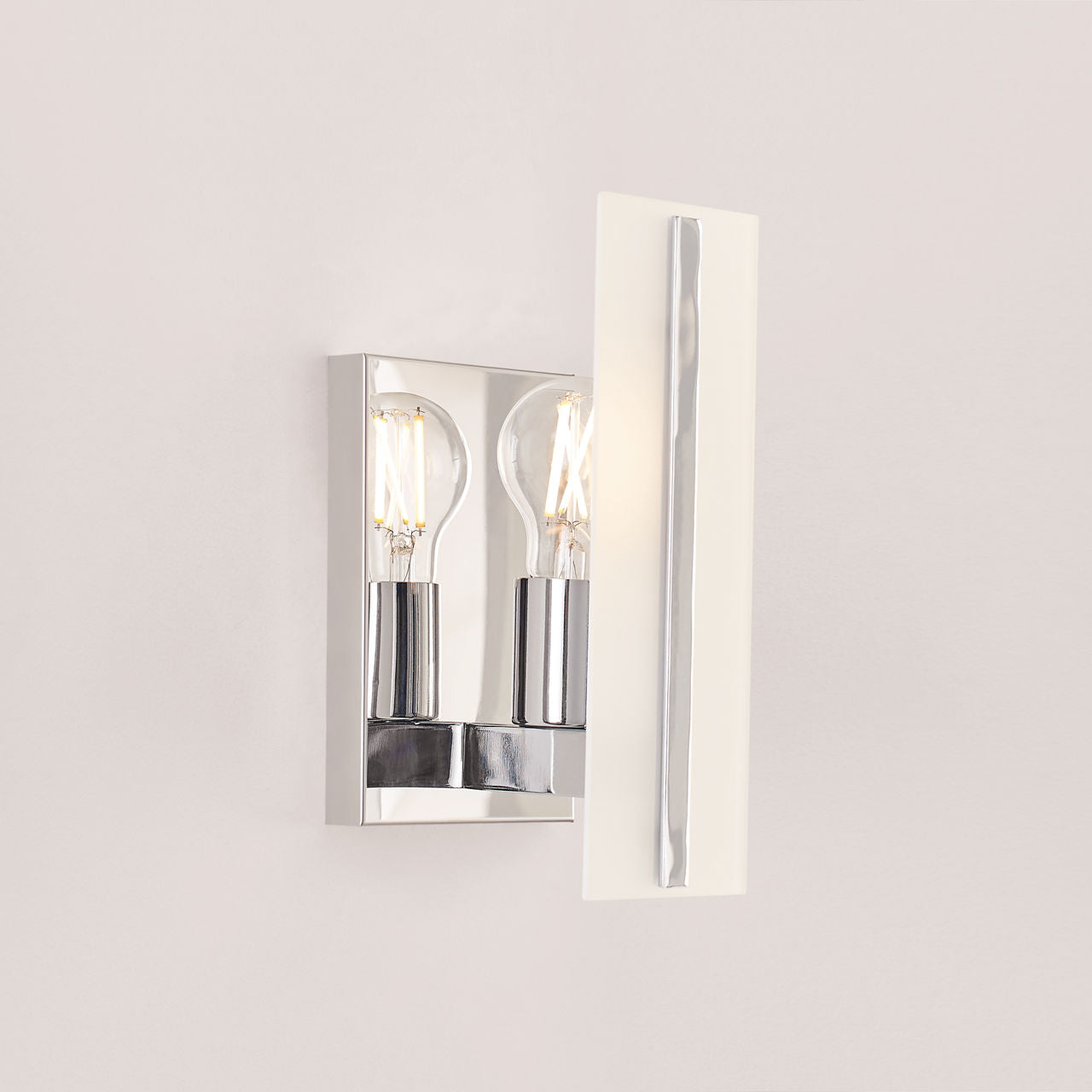 Dex One Light Wall / Bath Sconce Chrome