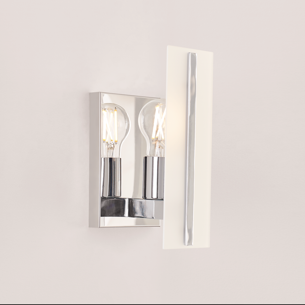 Dex One Light Wall / Bath Sconce Chrome