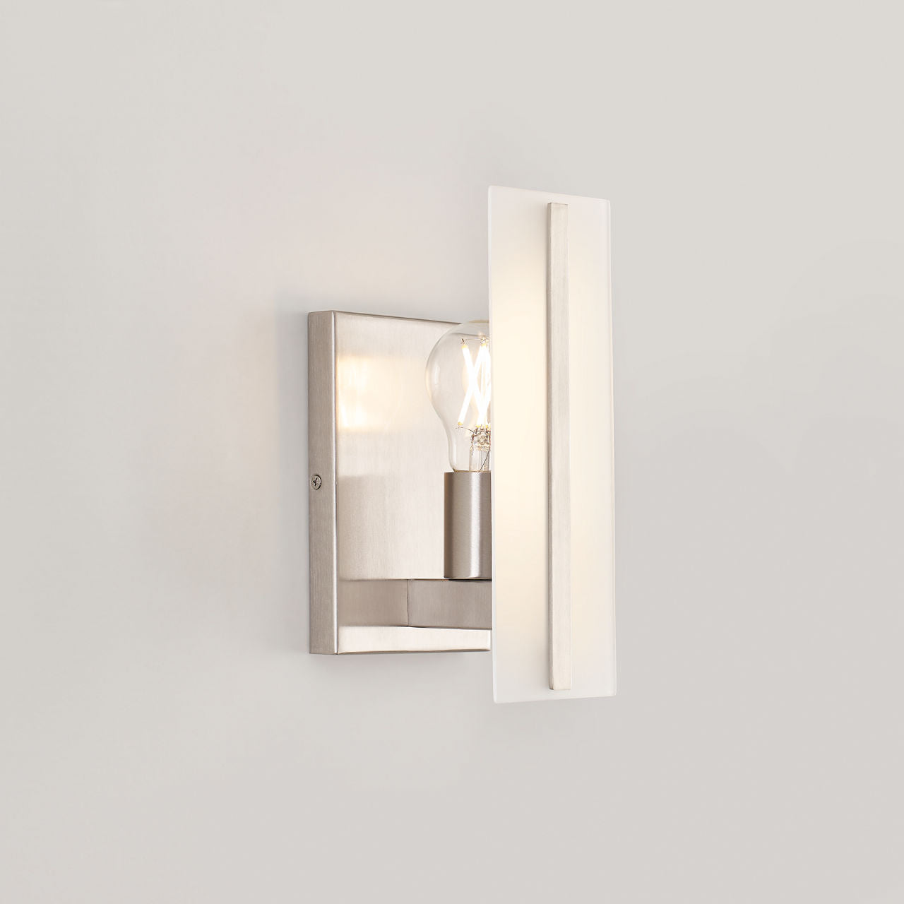Dex One Light Wall / Bath Sconce Brushed Nickel