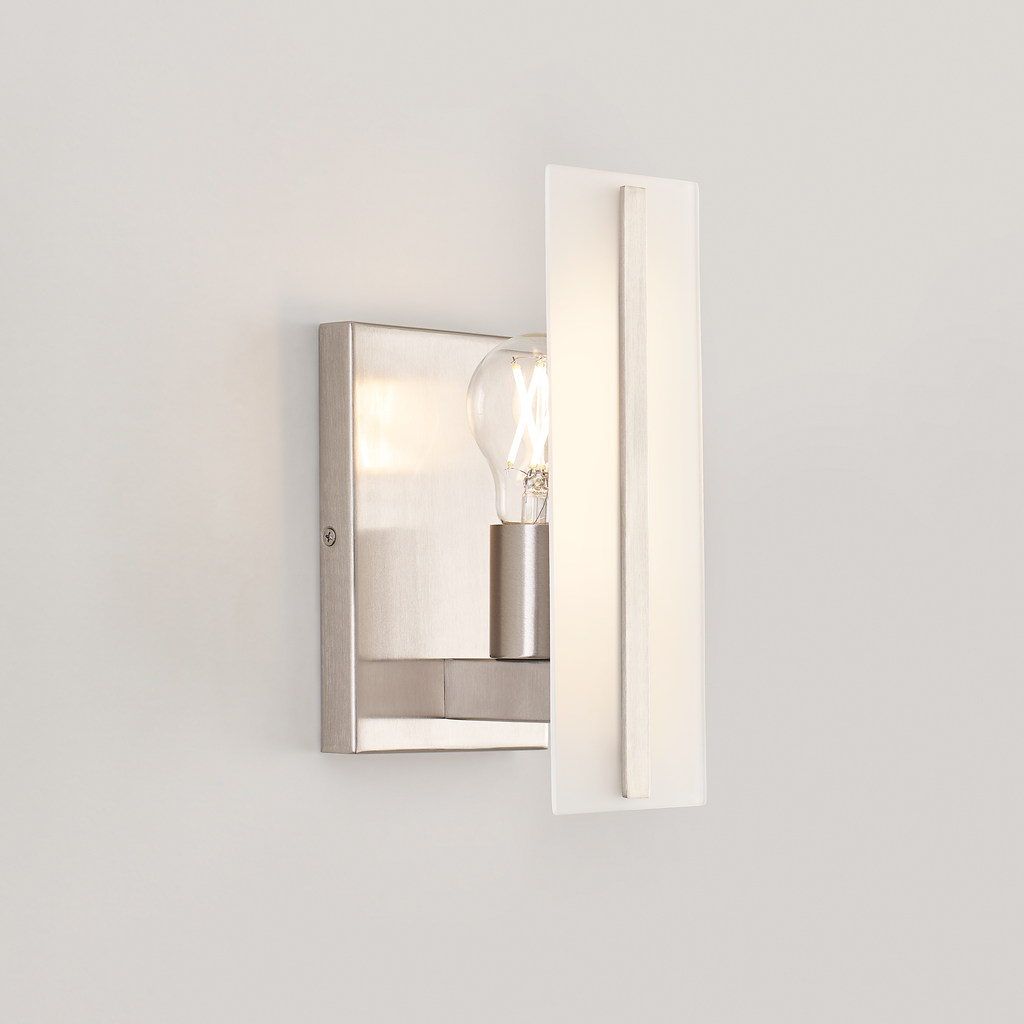 Dex One Light Wall / Bath Sconce Brushed Nickel