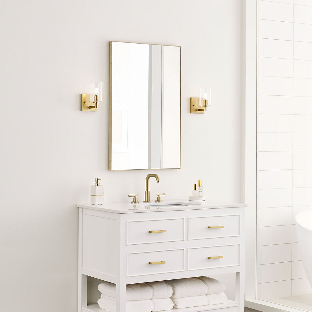 Fullton One Light Wall / Bath Sconce Satin Brass